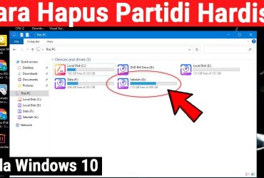 Panduan Lengkap Cara Menghapus Partisi Hardisk di Laptop atau PC