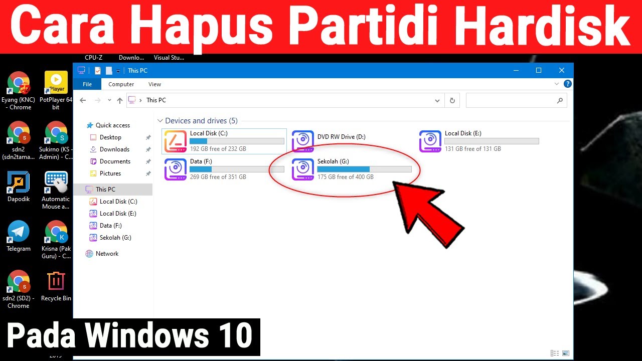 Panduan Lengkap Cara Menghapus Partisi Hardisk di Laptop atau PC