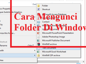 Cara Mengunci Folder di Laptop/PC Windows Tanpa Software