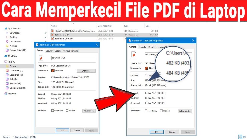 Cara Mengecilkan Ukuran File Pdf Dengan Tanpa Aplikasi Kolomedu