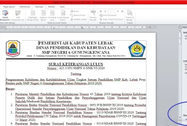 Step by Step Cara Membuat Mail Merge paling PRAKTIS!