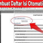 Cara Membuat Daftar Isi di Word 2010